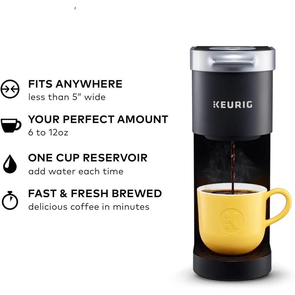 Keurig K-Mini Single Serve Coffee‎ Maker Black 6-12 oz. K-Cup Pods